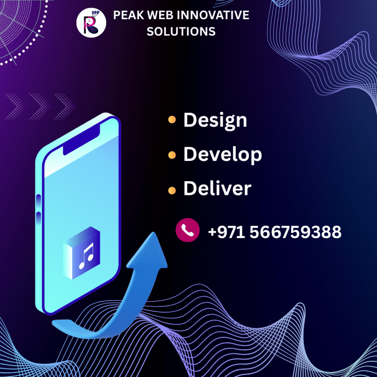 website design in Sharjah - Peak Web Solutions